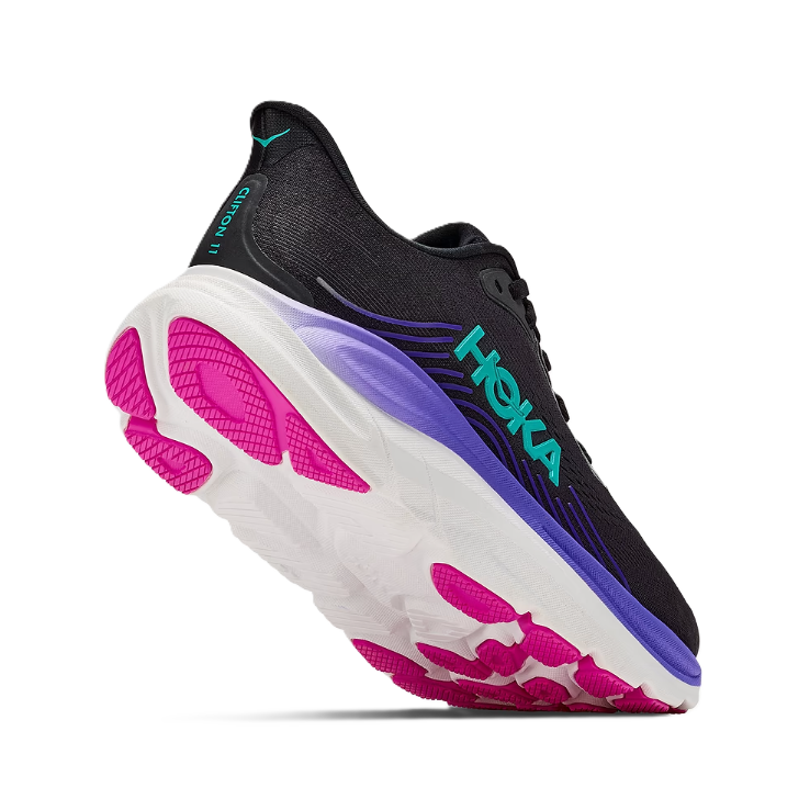 הוקה קליפטון 11 נשים שחור/סגול - HOKA Clifton 11 – תמונה 2